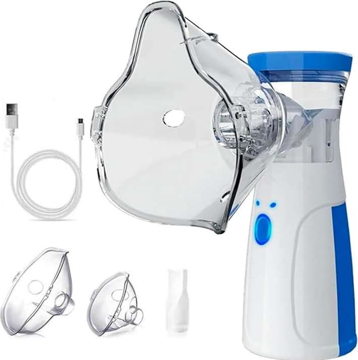 Portable Mesh Nebulizer Machine, For Adults and Kids, Travel and Household Use