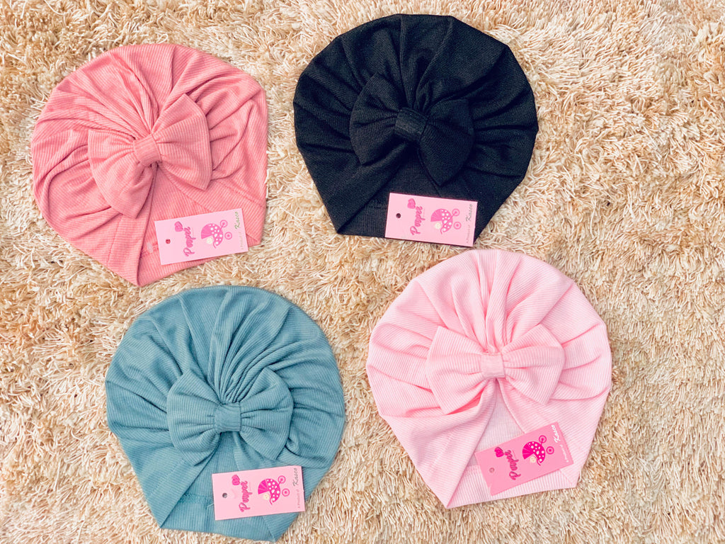 Poopee Born Baby – Stylish Bow Turban Cap