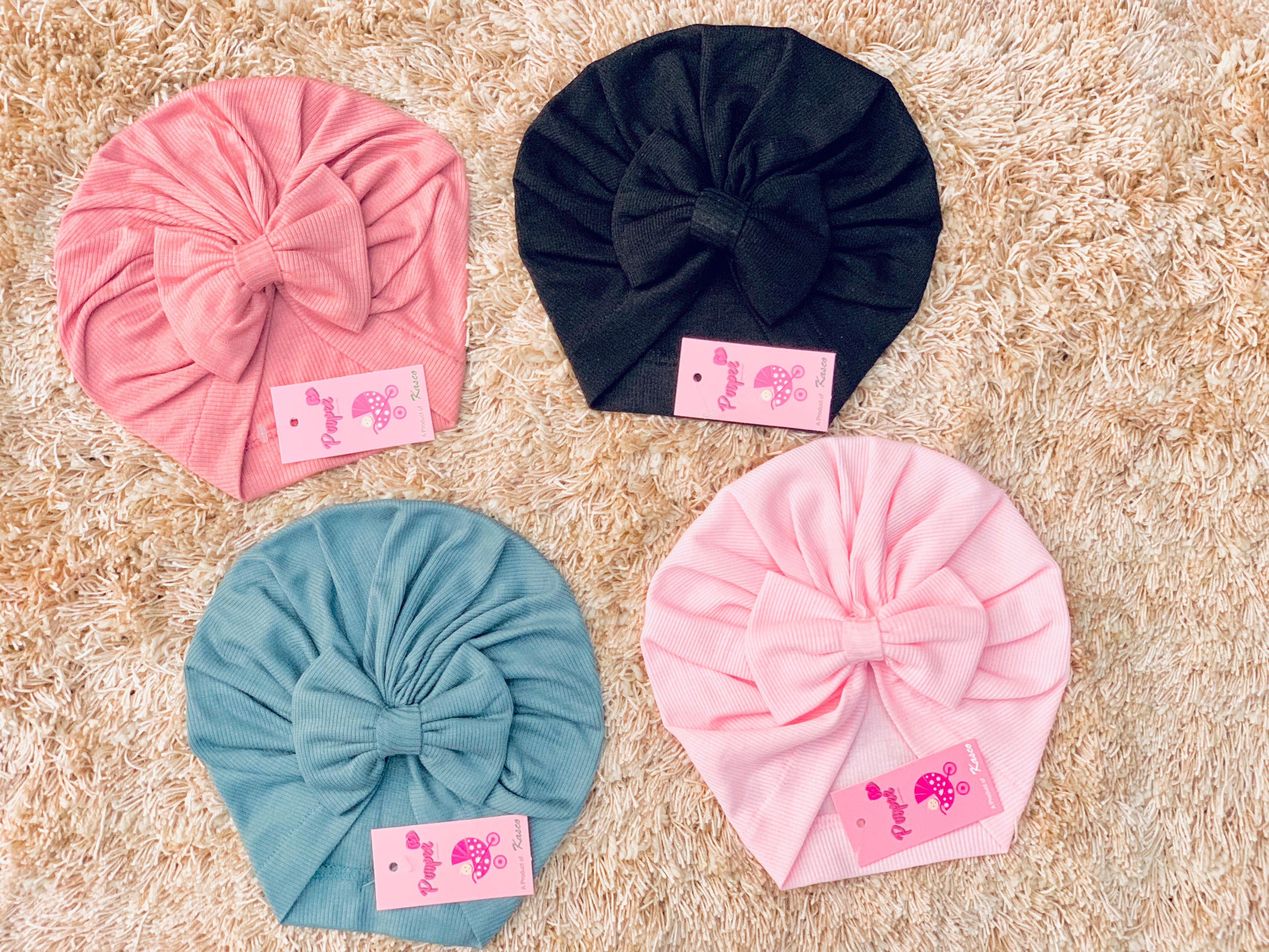 Poopee Born Baby – Stylish Bow Turban Cap